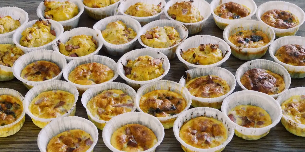 Många matmuffins barnvänliga, perfekta för picknick eller mellanmål.